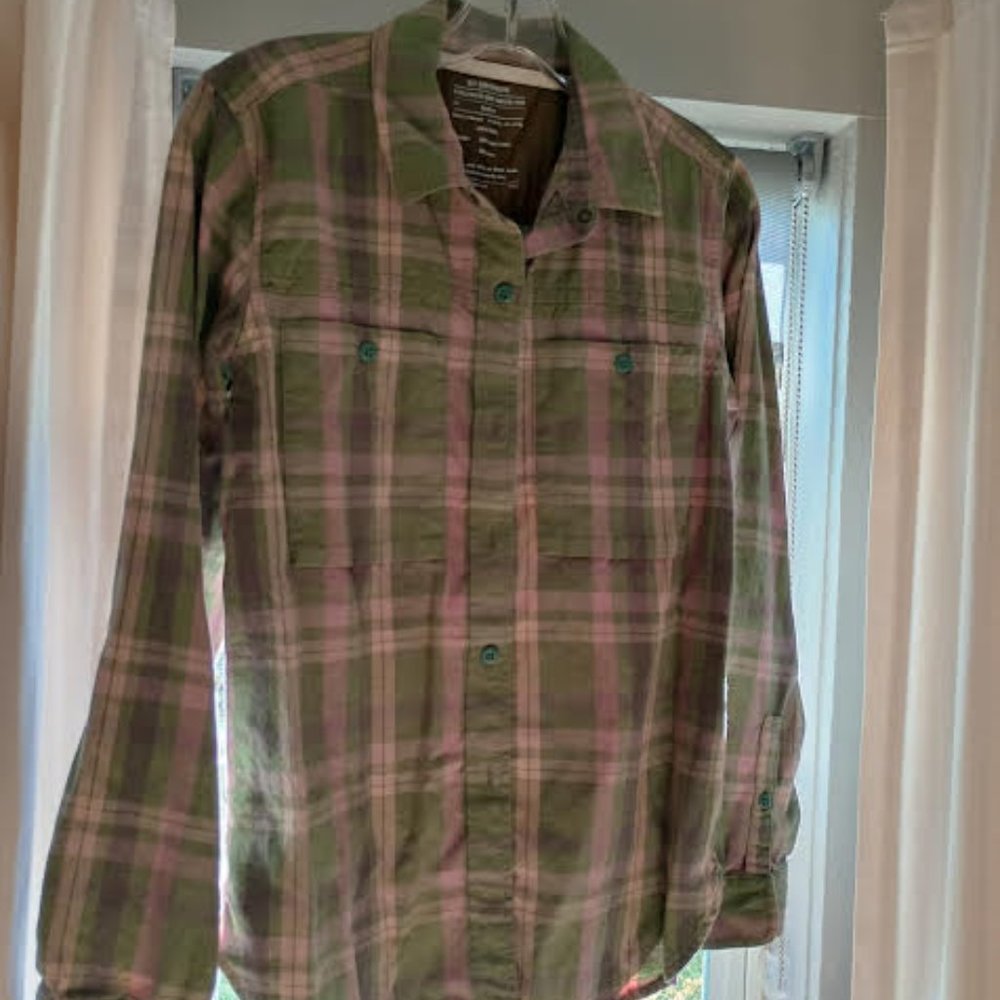 REI Womens Organic Cotton Flannel Shirt